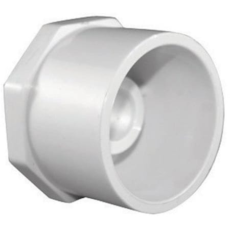 Pinpoint 4 x 2 in. PVC Pipe Reducer Bushing; Schedule 40 - White PI148191